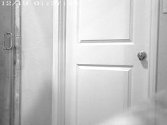 Chubby Asian Wife Drying Off after Shower