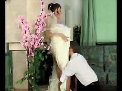 Jaclyn-Mike bride under dress